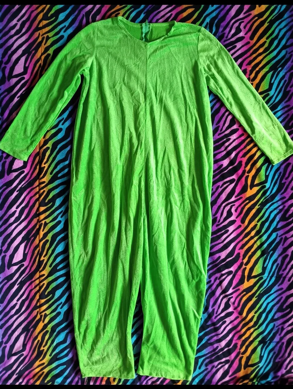 💚 Plants vs Zombies Child Peashooter Costume Medium M Halloween Fun Kids EA